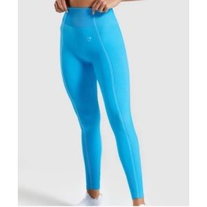 Gymshark Ultra Seamless Leggings in Blue, Size S